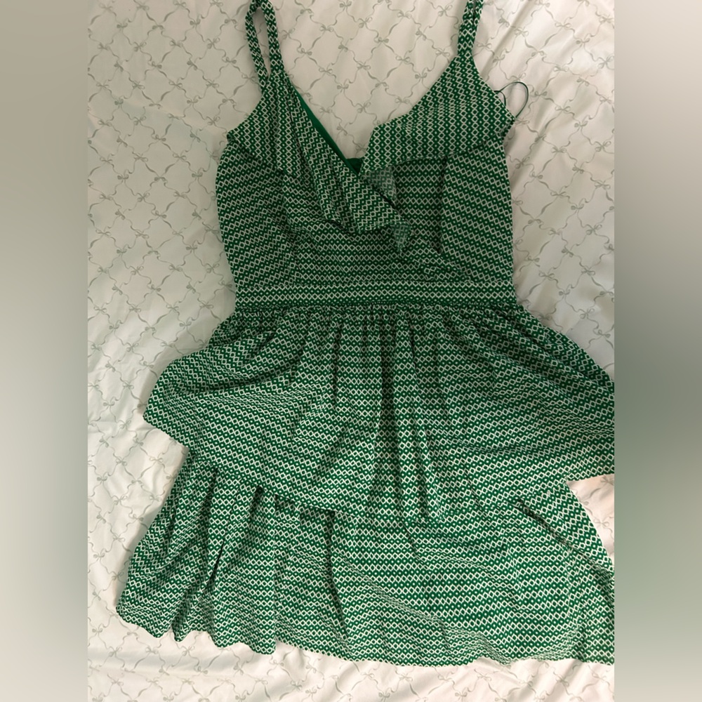 Mini green dress